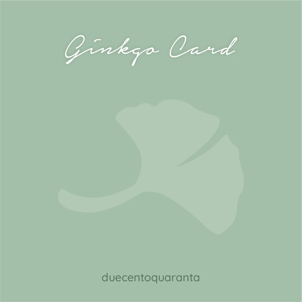 Ginkgo card
